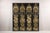 Mid 20th Century Black Lacquer Chinese Four-Panel Screen with Polychrome Floral Décor For Sale - Image 5 of 12