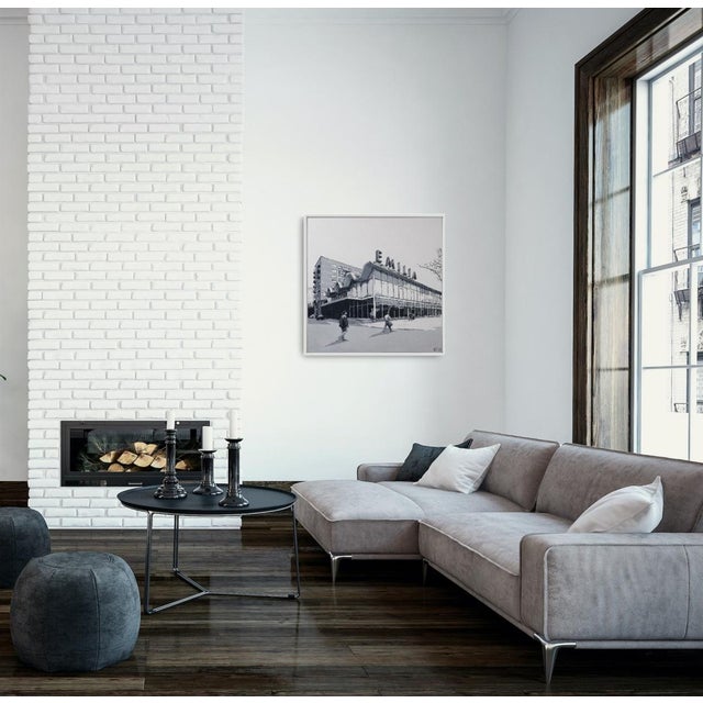 Joanna Woyda, Dom Meblowy Emilia (Warsaw), 2023, Acrylic on Canvas For Sale - Image 4 of 5