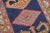 Name: Artistic Geometric Tribal Designs with Indigo, Pastel Teals, Plums & Pistachio Greens Size: 3.9 x 14.2 Age: Vintage...