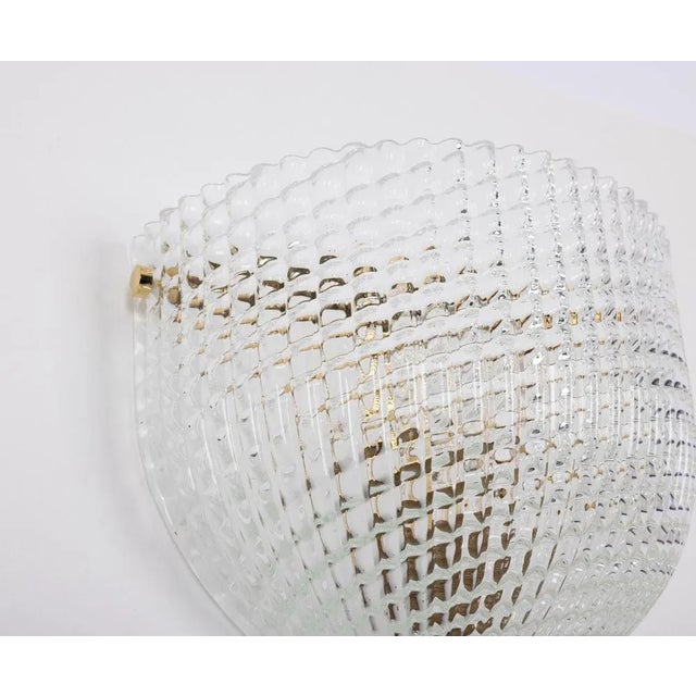 Large Murano Glass Wall Sconce in style of Barovier & Toso, Italy, 1970s For Sale - Image 8 of 13