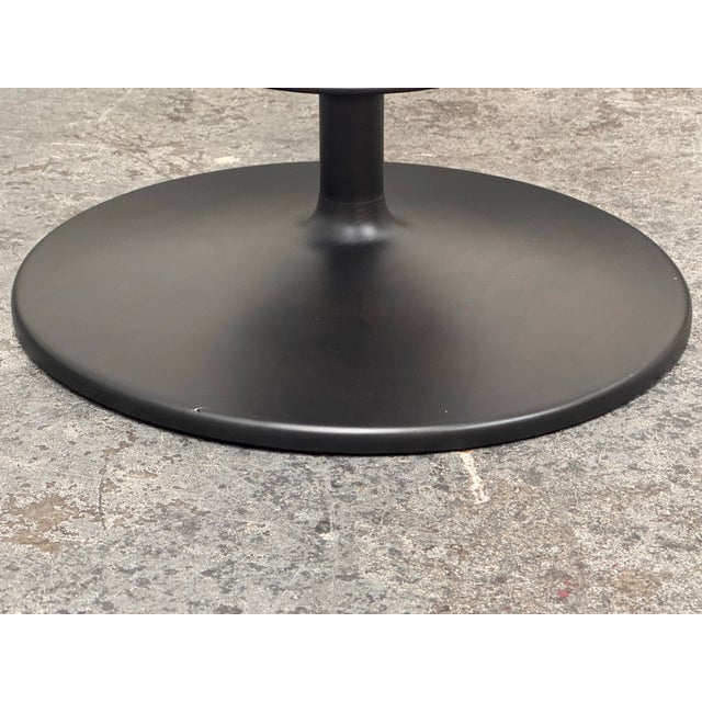 Charcoal Room & Board Parks Three-Disk Round End Table For Sale - Image 8 of 12