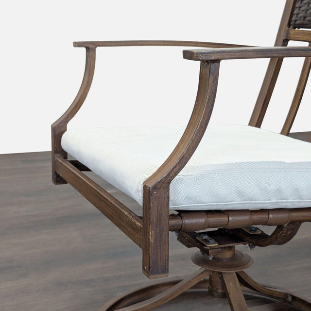 Orchard Supply Hardware Swivel Rocking Patio Chair For Sale In San Francisco - Image 6 of 8