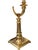 Regency Style Cambridge Brass Table Lamp. This item is a brass table lamp featuring a distinctive asymmetrical hook stem...