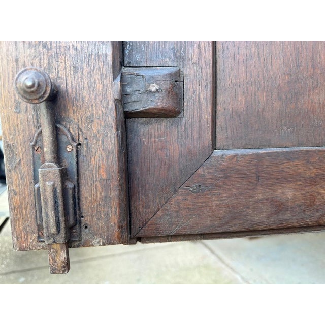 Antique French Normandy Oak Larder Cupboard, 1780 For Sale - Image 17 of 18