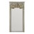19th Century French Louis XVI Painted and Gilded Trumeau Mirror For Sale