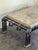1980s French Art Deco Marble and Iron Coffee Table For Sale - Image 5 of 10