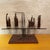 Wood Mid-Century Brutalist Metal and Wood Sculpture by Virginia Stemple For Sale - Image 7 of 13