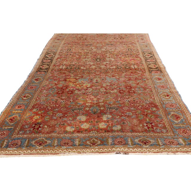Late 19th Century Persian Bijar Rug, 03'10 X 18'09 For Sale - Image 4 of 10