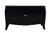 Small Vintage Art Deco Two-Door Sideboard in Black High-Gloss Lacquer, 1930s For Sale - Image 10 of 10