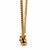 Antique Victorian 14k Yellow Gold Watch Fob Chain With Pearl & Turquoise For Sale - Image 4 of 8