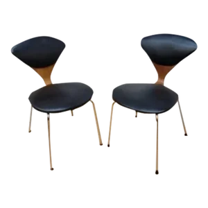 Mid Century Modern Norman Cherner for Plycraft Side Chair - Pair
