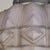 Lavender 1920s French Art Deco Molded Glass Spherical Pendant For Sale - Image 8 of 10