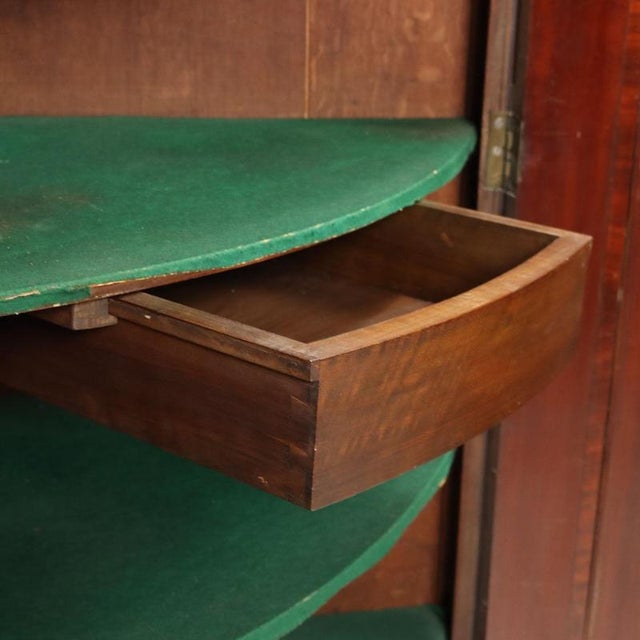 Brown Dutch Mahogany Corner Cabinet For Sale - Image 8 of 14