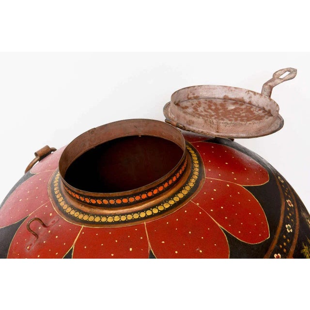 Over-Scaled Anglo Indian Tole Rice Barrel For Sale - Image 9 of 11