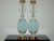 WHITE OPALINE lamps with an Asian bent, by The Marbro Lamp Company, 1966. As these are white Opaline, these have that soft...