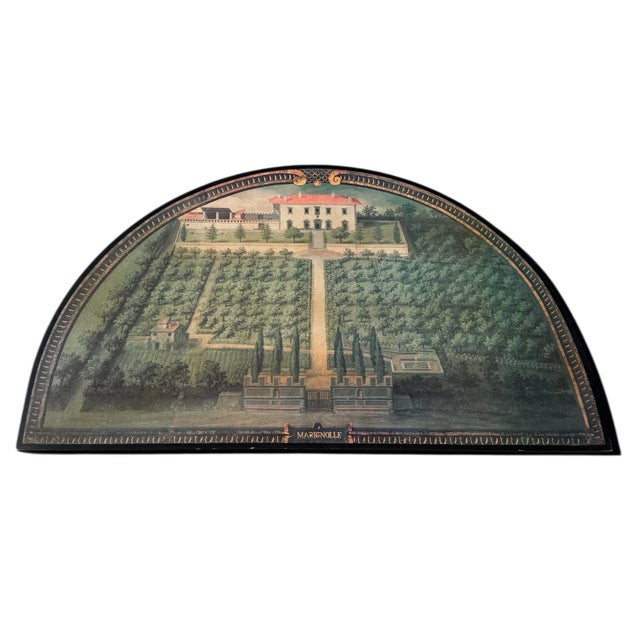 Tuscan Ballard Designs Demi Lune Villa Marignolle Italy Vineyard For Sale - Image 3 of 5