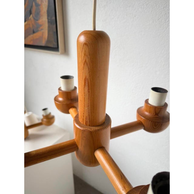Pine Pendant Lights from Ikea, 1980s, Set of 2 For Sale - Image 15 of 18