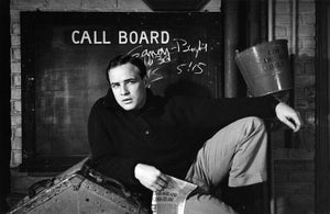 "Marlon Brando, 1956" Black and White Photograph Print by Sanford Roth 11x14