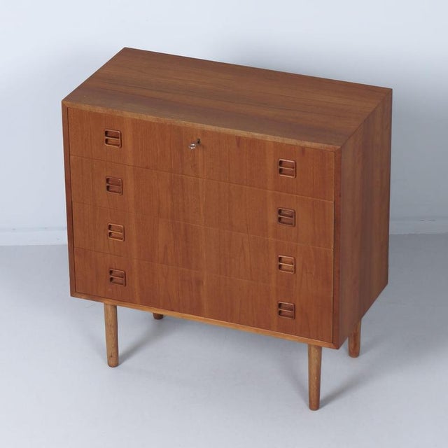 Vintage Danish Teak Chest of Drawers, 1960s For Sale - Image 4 of 12