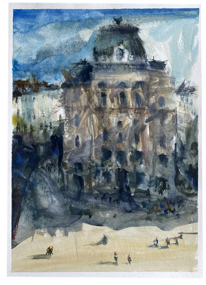 Miguel Paolin, Vienna, 2021, Watercolor
