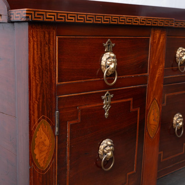 Early 19th Century Regency Inlaid Mahogany Sideboard, c.1820 For Sale - Image 5 of 12