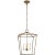 Darlana Medium Lantern in Gilded Iron Designer: Chapman & Myers Canopy: 6" Round Mounting: Chain Shade Detail: No Option...