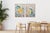 2026, Illustration Style Diptych of Tropical Hibiscus Garden, Botanical Painting on Paper by Romina Milano For Sale In Miami - Image 6 of 10