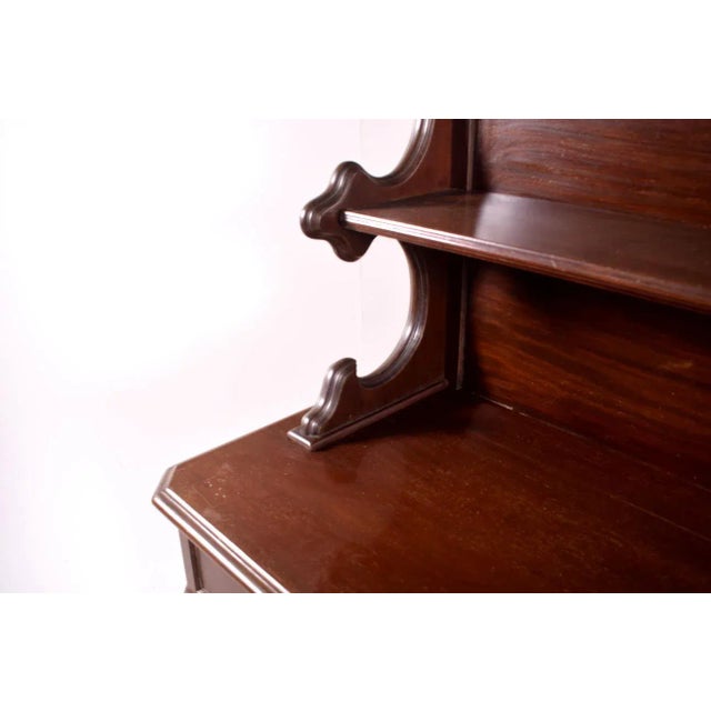 Antique Victorian Mahogany Sideboard, 1890s For Sale - Image 3 of 7
