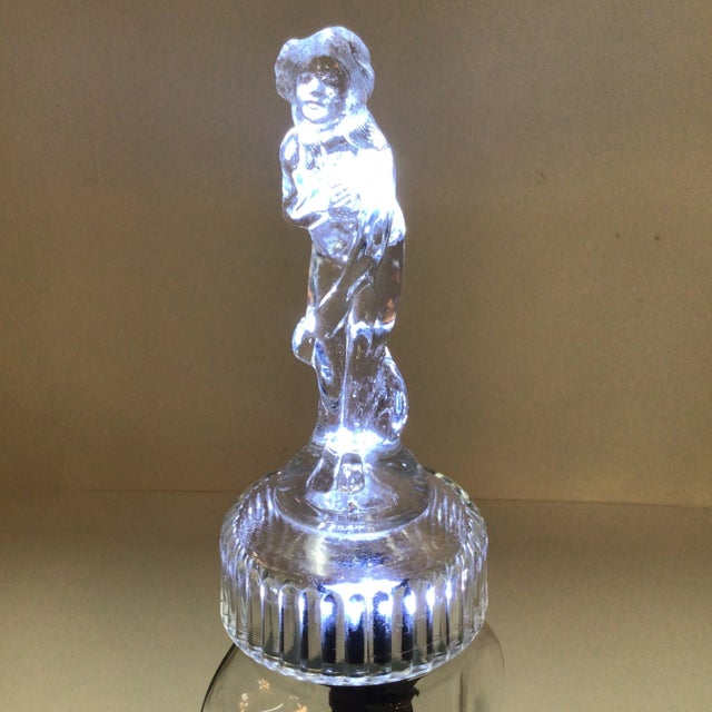 Cambridge Glass Company 1930's Cambridge Glass Venus Flower Frog/Paperweight For Sale - Image 4 of 13