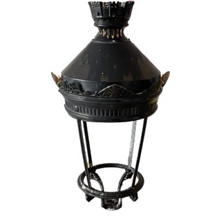 Parisian Cast Iron Lantern, France For Sale