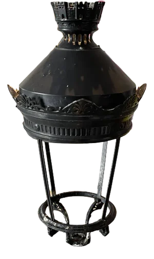 Parisian Cast Iron Lantern, France