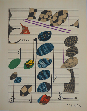 Alberto Magnelli, Composition musicale, Lithograph