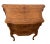 Vintage French Cabinet Side Table Hidden Bar Storage Solid Walnut Hand Carved For Sale - Image 4 of 11