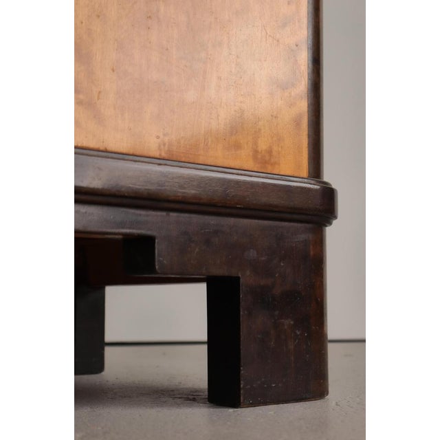 Wood Swedish Grace Birchwood Cabinet by Otto Schulz for Boet, Gothenburg, 1930s For Sale - Image 7 of 18