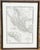 French Antique 1825 Brué Map of Mexico & California — Framed French Engraving, 27.5" × 21.5" For Sale - Image 3 of 17
