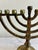 Mid 20th Century Vintage Brass Hanukkah Menorah With Nine Candle Holders For Sale - Image 5 of 15