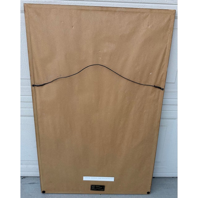 1980s Rare Vintage Korean Folk Art Good Luck Tiger Zo Zayong Emillle Museum Print, Framed For Sale - Image 12 of 12