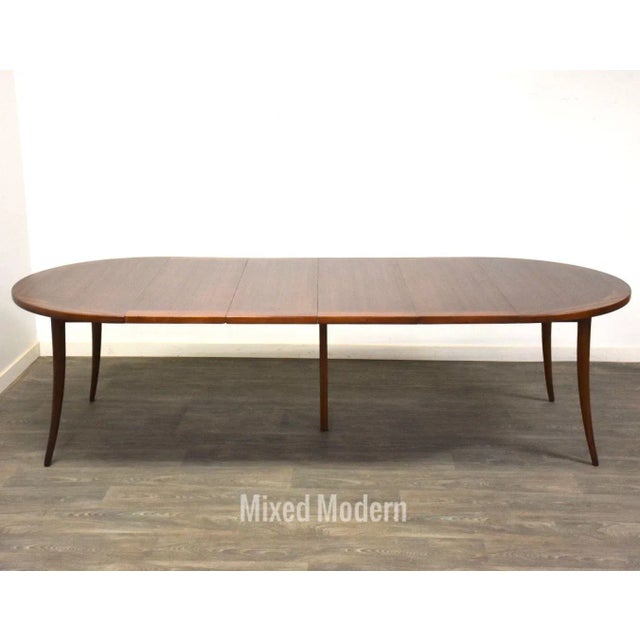 Harvey Probber Sabor Leg Mahogany Dining Table For Sale - Image 11 of 11