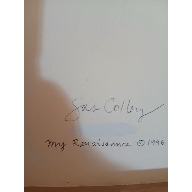 F-012 Sas Colby "My Renaissance" Mixed Media Portfolio (1996) – Framed Art, Dream Book, & Trunk For Sale - Image 12 of 14