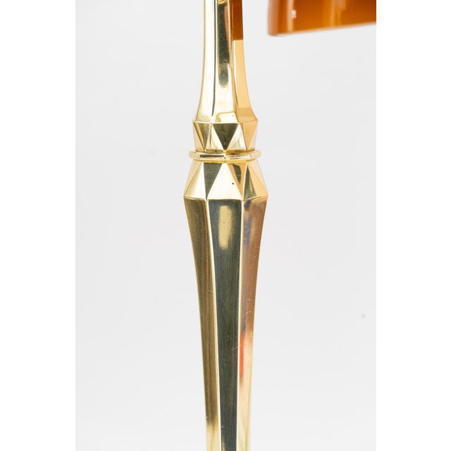 Banker Table Lamp with Glass Shade, Vienna, 1920s For Sale - Image 9 of 18