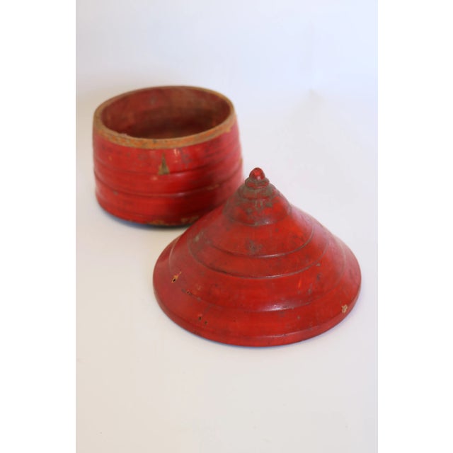 1920s Wood Box With Lid From India For Sale - Image 4 of 6