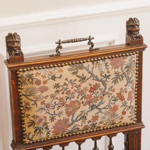 Gründerzeit Historicism Style Chairs in Oak with Tapestry Upholstery, 1890, Set of 6 For Sale - Image 5 of 18