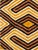 Traditional vintage Kuba grass textile handmade from the indigenous people of the Congo. Bold geometric patterns created...