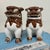 Contemporary Set of Two Japanese Ceramic Shisa Lion-Dogs, 1980s, Set of 2 For Sale - Image 3 of 8