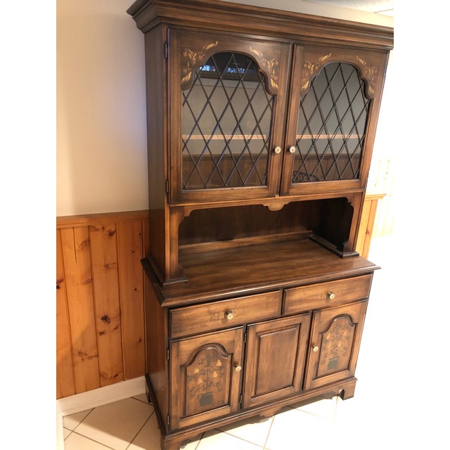 20th Century French Country Lambert Hitchcock Hutch Chairish