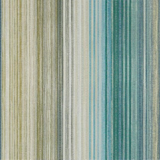 Harlequin Spectro Stripe Wallpaper in Emerald/Marine For Sale