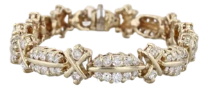 5.90ctw Diamond Tennis Bracelet 14k Yellow Gold 7" 9.8mm