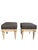 1970s Vintage Ottomans or Foot Rests in French Provincial Style a Pair For Sale - Image 5 of 7
