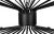 NOIR Lampberto Chandelier, Black Iron For Sale In Los Angeles - Image 6 of 6