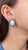 Set in 18k White Gold, Ethiopian Opal, Tanzanite & Diamonds Modern Stud Earrings, Pair For Sale - Image 11 of 11